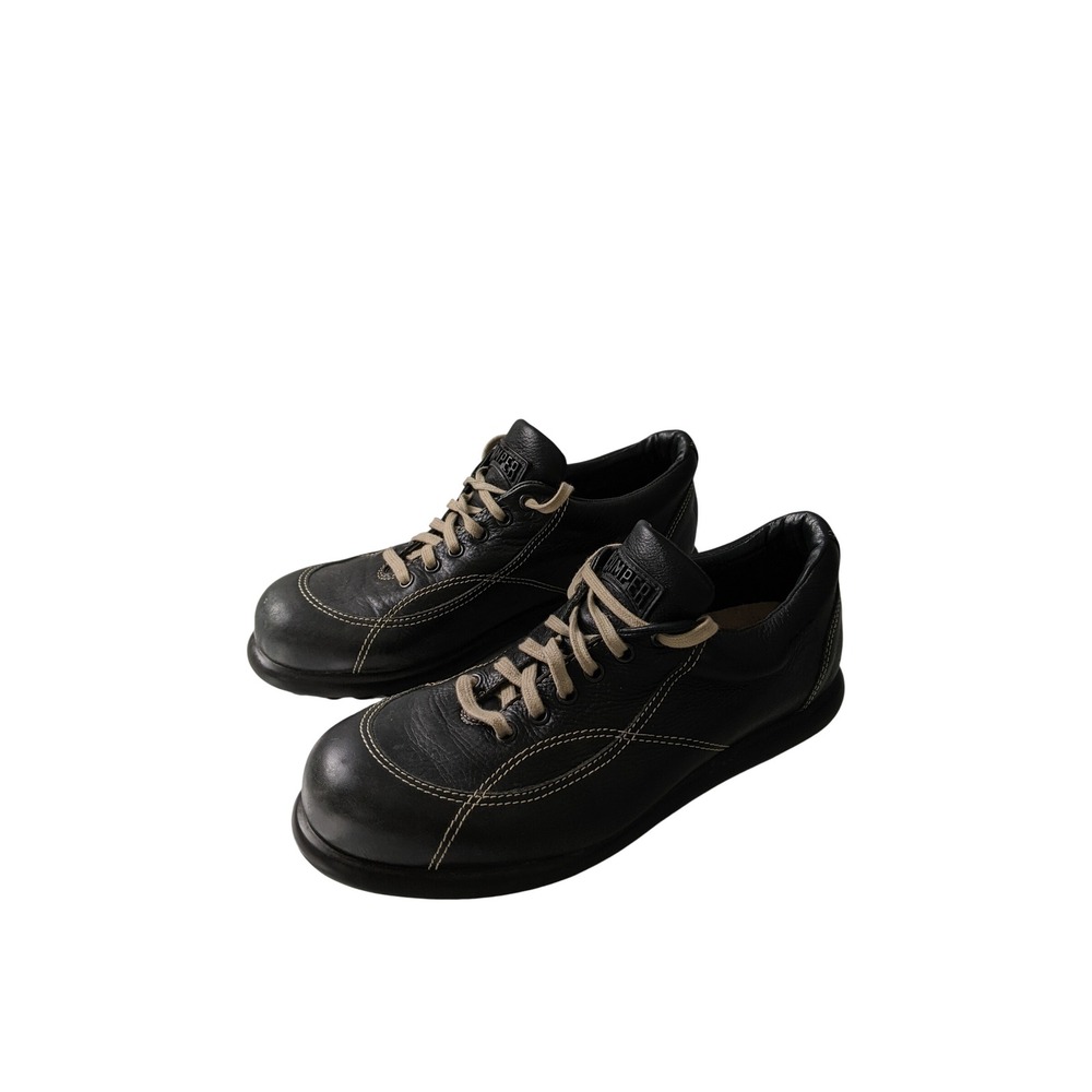 Camper Pelotas Ariel Black Leather Walking Shoes Womens Size 40 EU 9 US